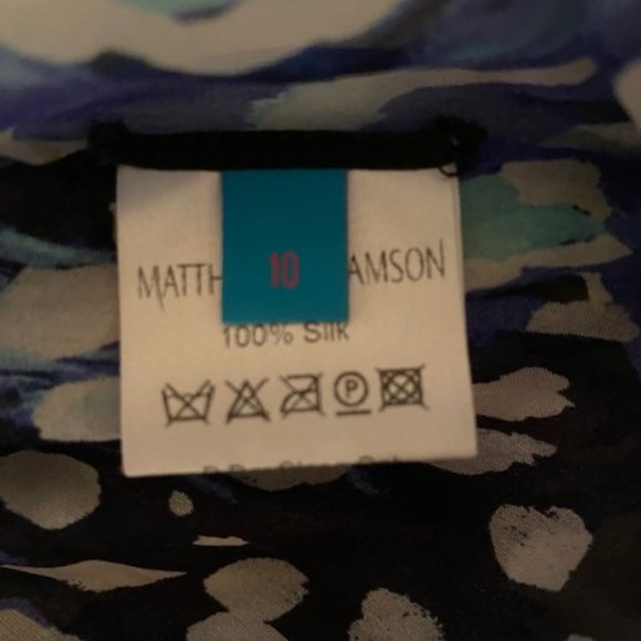 Matthew Williamson 100% Silk Swim Cover-ups Size 10 - Picture 6 of 6